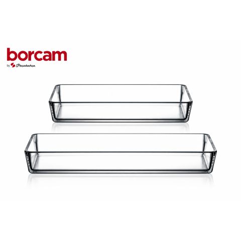 Borcam 2-Piece Rectangular Set 2500 ml + 3500 ml