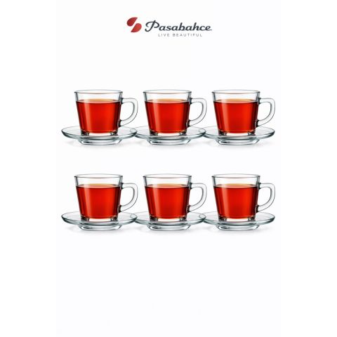 PASABAHCE CUP SET CARRE 12 PCS SET 215 ML