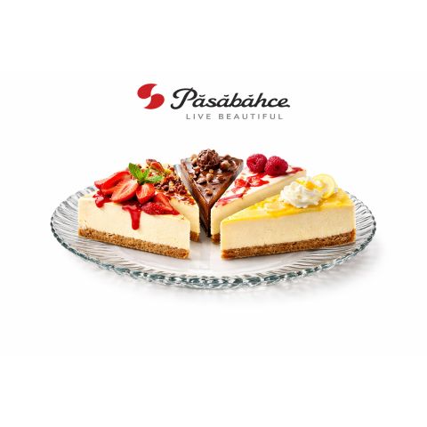 PASABAHCE AURORA SERVICE PLATE 1 PC SET 31.5 CM