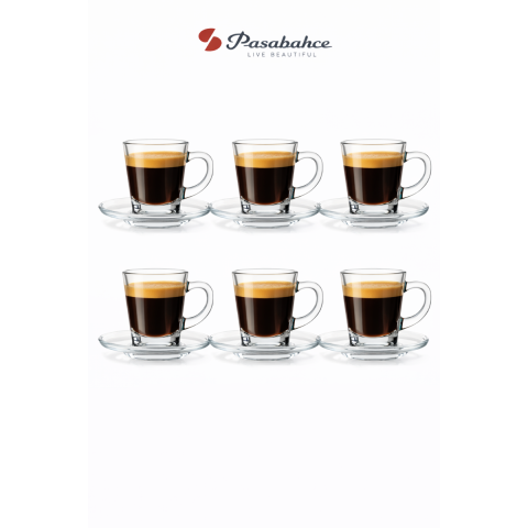 PASABAHCE CUP SET CARRE 12 PCS SET 72 ML