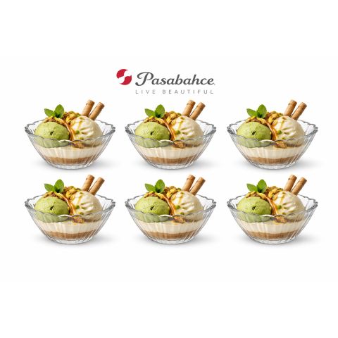 PASABAHCE AURORA BOWLS 250 ML 6 PCS SET