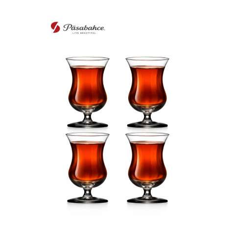 PASABAHCE TEA GLASS GALA 4 PCS SET 125 ML