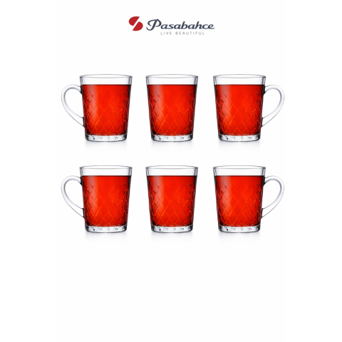 PASABAHCE CUP RUBY 6 PCS SET 265 ML