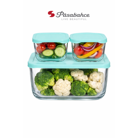 باشا بهجة علب حفظ طعام 3 قطع