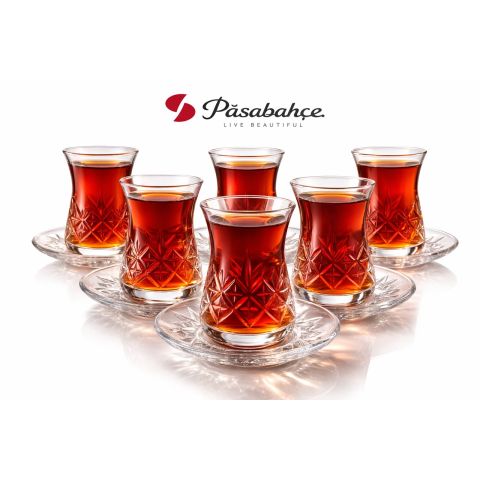 PASABAHCE TEA SET TIMELESS 12 PCS SET 155 ML