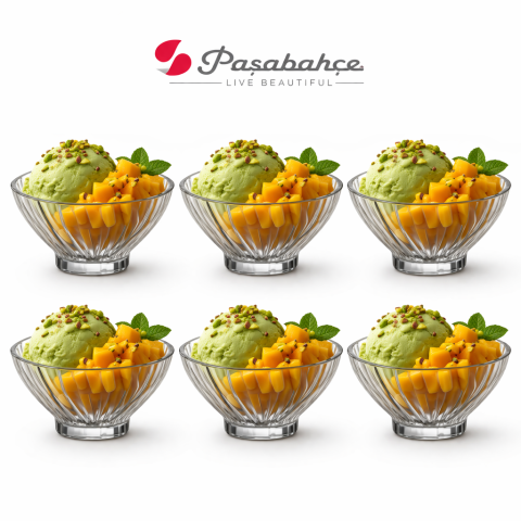 PASABAHCE BOUQUET BOWLS 290 ML 6 PCS SET