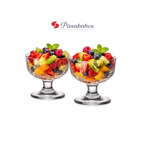 باشا بهجة طقم كاسات مثلجات 250 مل 2 قطع