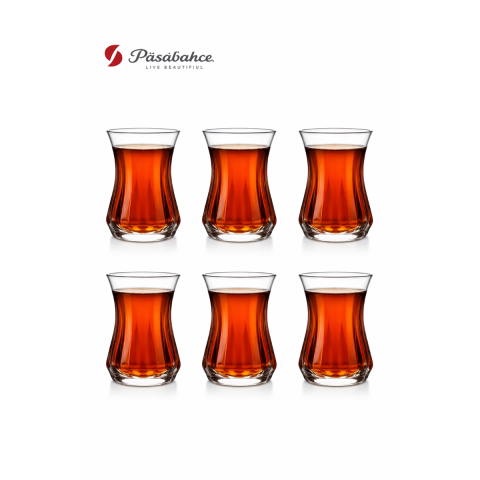PASABAHCE TEA GLASS ECHO 6 PCS SET 160 ML