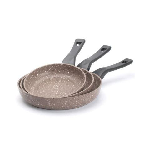 Saflon Granite Frypan Set of 3 Pc 20+24+28CM 