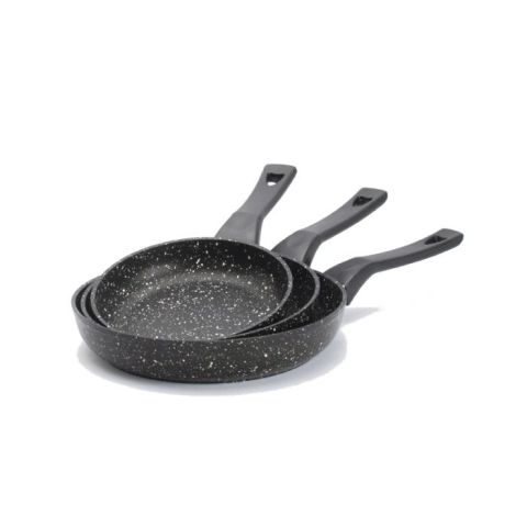 سافلون طقم مقالي جرانيت 3 قطع 28 +24+20 سم 