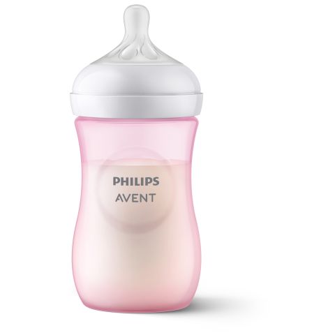 PHILIPS AVENT NATURAL 3.0 FEEDING BOTTLE 260ML X1 PINK