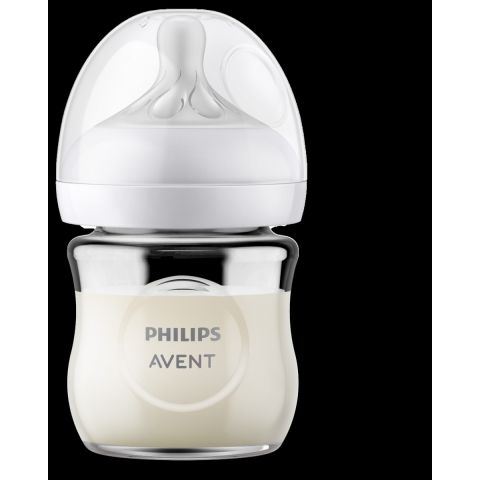PHILIPS AVENT NATURAL 3.0 FEEDING BOTTLE GLASS 120ML X1