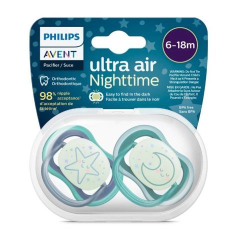 Philips Avent Soft Silicone Soother 6–18M Girl Deco X2