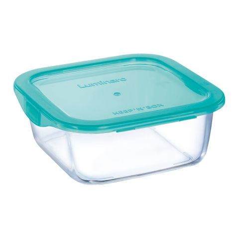 LUMINARC TEMP SQR FLAT RIM KEEP'N LAGON 1220 ML