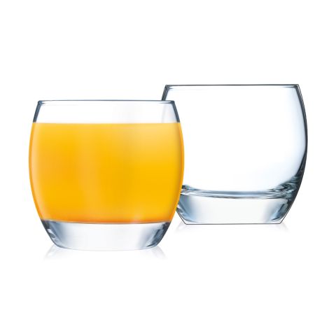LUMINARC SALTO SHORT GLASS TUMBLER 320 ML 3PC