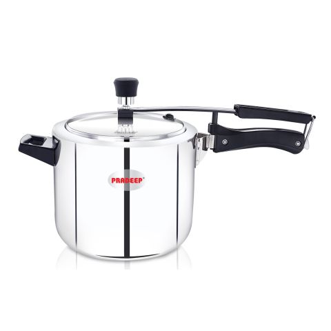 PRADEEP TRIMATE INNER LID PRESSURE COOKER + GASKET AND WHISTLE FREE GIFT