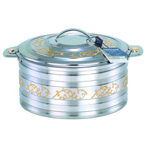 PRADEEP SHAMMA STAINLESS STEEL HOT POT GOLD