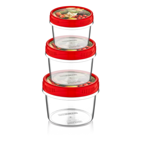 Plast Art Style Box Set 3 Piece 1.58 L