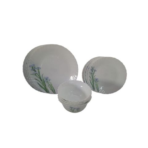 LA OPALA CLASSIQUE 12 PCS DINNER SET BLUE FLORETS