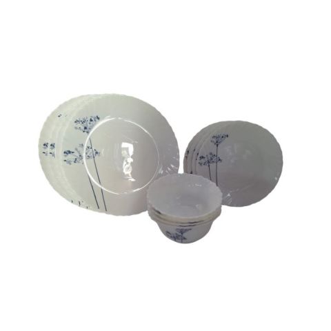 LA OPALA CLASSIQUE 12 PCS DINNER SET AQUA SPRAY