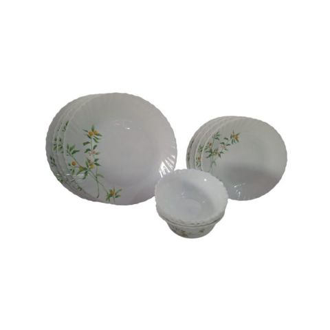 LA OPALA CLASSIQUE 12 PCS DINNER SET VIVID GREENS