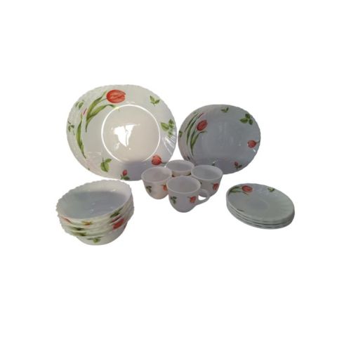 LA OPALA CLASSIQUE 20 PCS DINNER SET MEADOW BLUSH