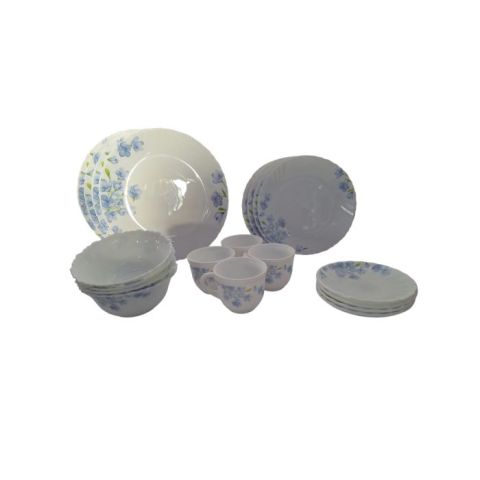 LA OPALA CLASSIQUE 20 PCS DINNER SET ASTER BLUE