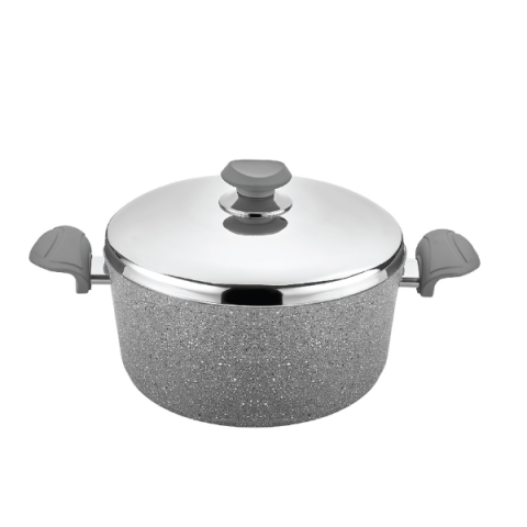 OMS Granite Casserole with Stainless Steel Lid