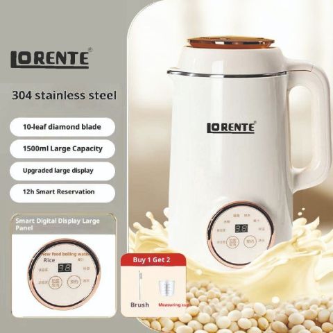 LORENTE Smart Heating Blender with 8 Functions, 800W Heating & 400W Blending Power - 1.5L Capacity