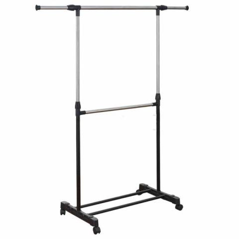 2-Tire Single Clothes Hanger Expandable
