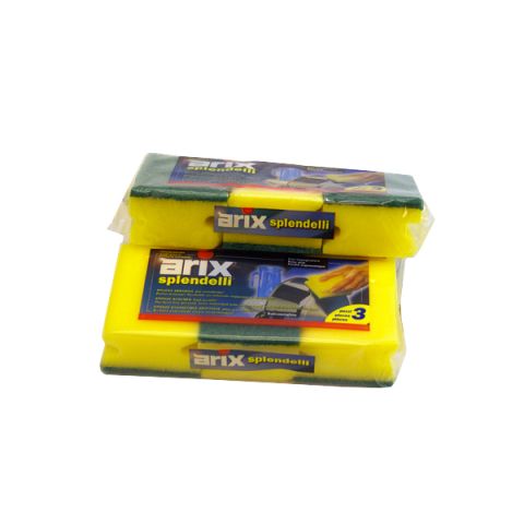 Arix Synthetic Sponge Scourer 3 Pcs