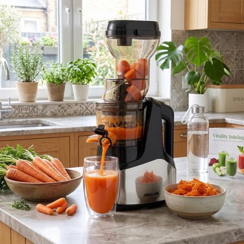 Arshia Electric Juicer for Fruits and Vegetables, 300W