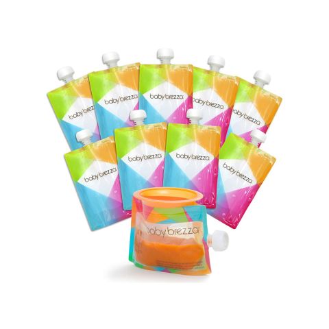 Baby Brezza Reusable Baby Food Pouch – 10 Pouches