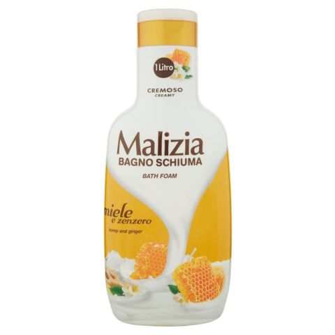 MALIZIA BATH FOAM Honey & Ginger 1L 1000 ML