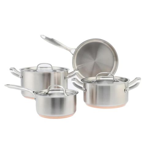 Osfe 7 Pcs Stainless Steel Cookware Set