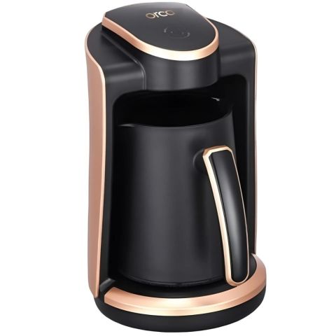 Orca 4 Cup Turkish Coffee Maker, 400W, Black/Gold, ORPR48