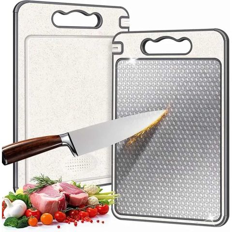 Mr Chef Stainless Steel Cutting Board