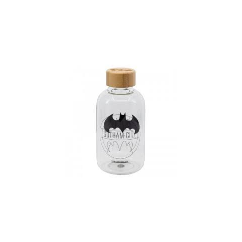 Stor Batman Glass Drink Bottle 620 Ml