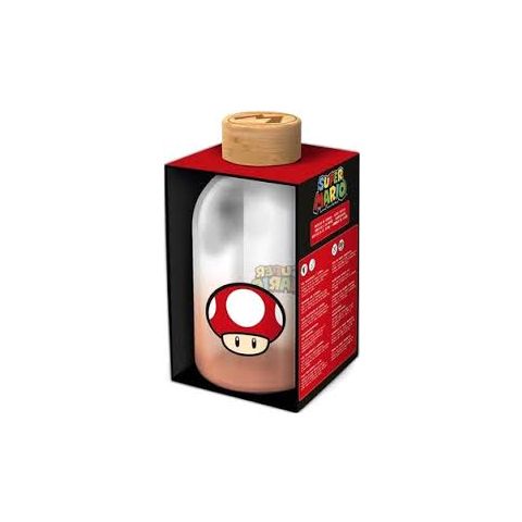 Stor Super Mario Glass Drink Bottle 620 Ml
