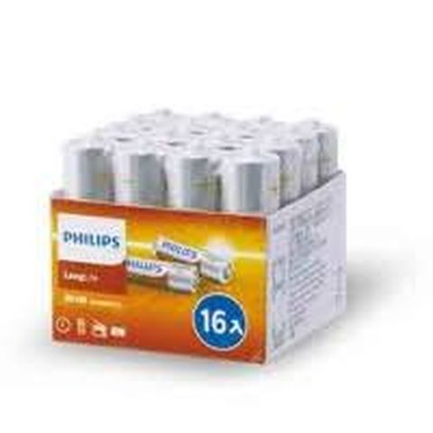 Philips Power Long-life Zinc AA Battery, 1.5 V, AA - 16 PCS