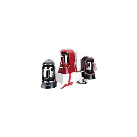 كوركماز ماكينة صنع القهوة 10/18 ستانلس ستيل سعة 4 أكواب 320 مل مع خزان مياه شفاف 1.2 لتر 700 واط