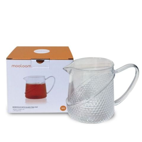 مولوم - وعاء حليب مصنوع يدوياً مزدوج الجدار من زجاج البوروسيليكات 500 مل