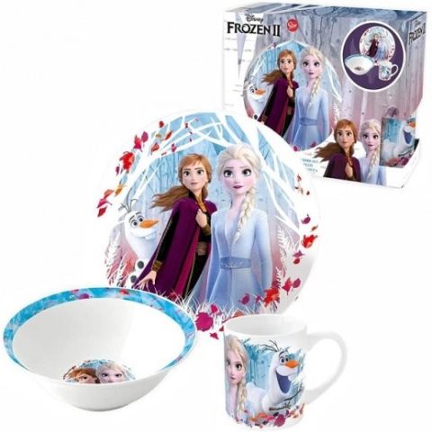 STOR Frozen II Ceramic Snack Set of 3 PCS
