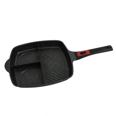 Berlinger Haus Die-Cast 3 in1 Fry Pan with Detachable Handle 28x28x4.3 CM