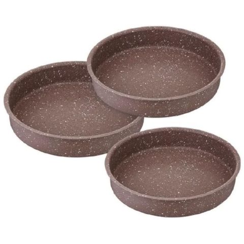 Saflon 3PC Oven Tray Set 28+32+36CM 