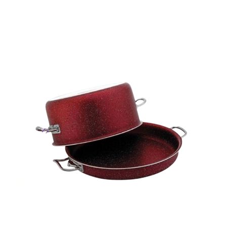 Total Maqluba Pot 32 + Tray 36 Cm - BLACK