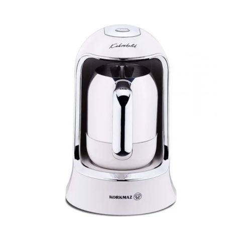 Korkmaz Coffee Maker 18/10 Stainless Steel 4 Cups Capacity 320 Ml 400 Watts