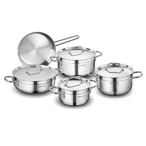 Korkmaz Alfa 9 Pcs Cookware Set 