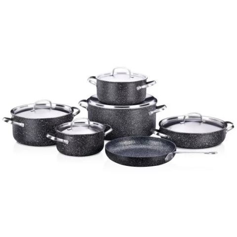 Korkmaz Galaksi Plus 11Pcs Cookware Set