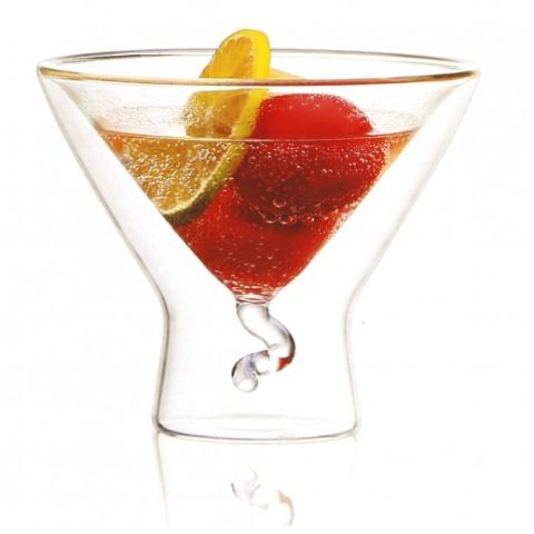 MOOLOOM Handmade Double Wall Glass Bowl 200 ML- 1 pcs